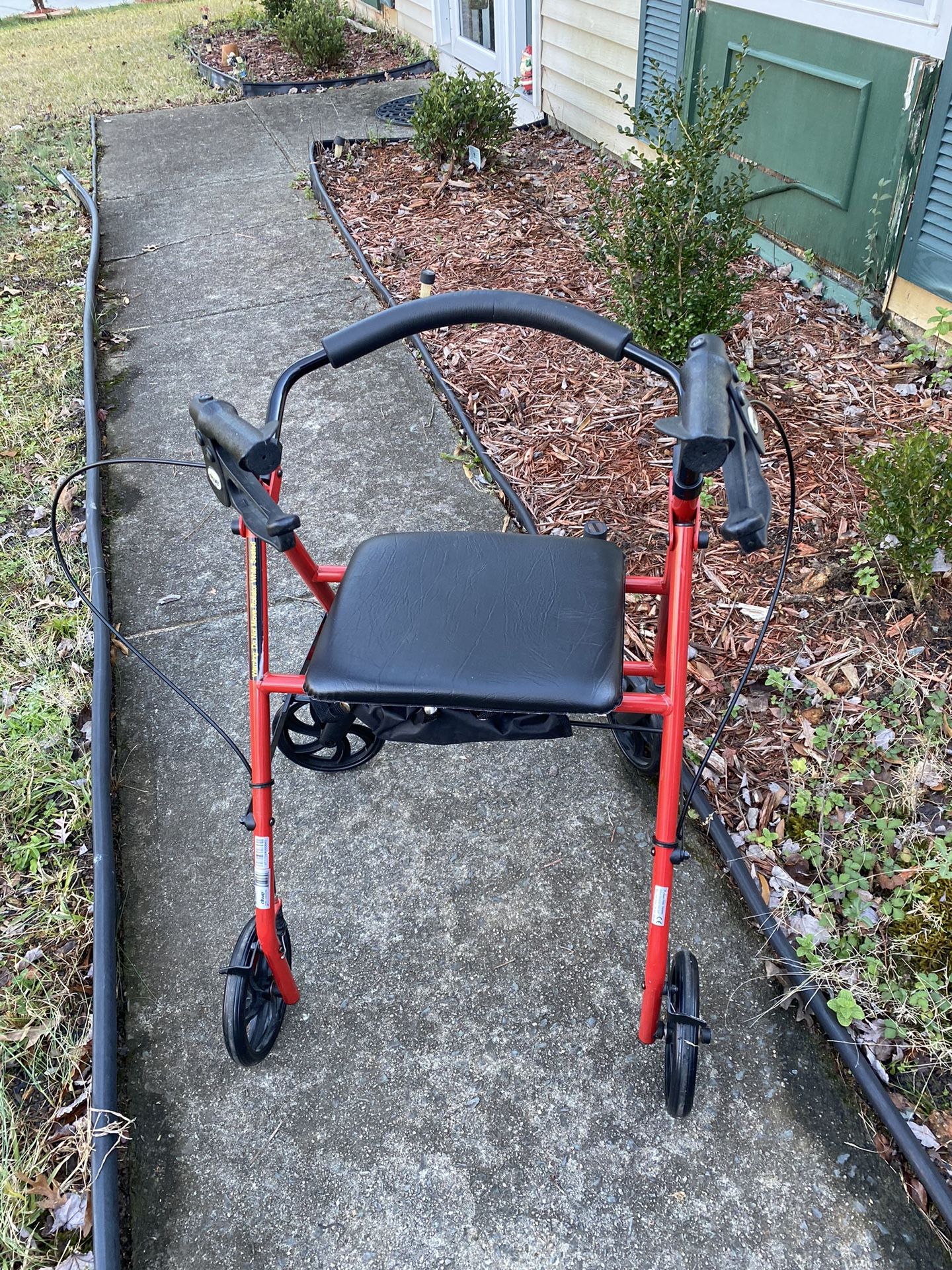 Steel Rollator Walker with Seat