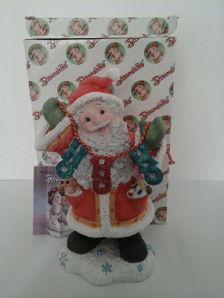 Dreamsicles ho ho ho santa #11322 New in original box signed by artist