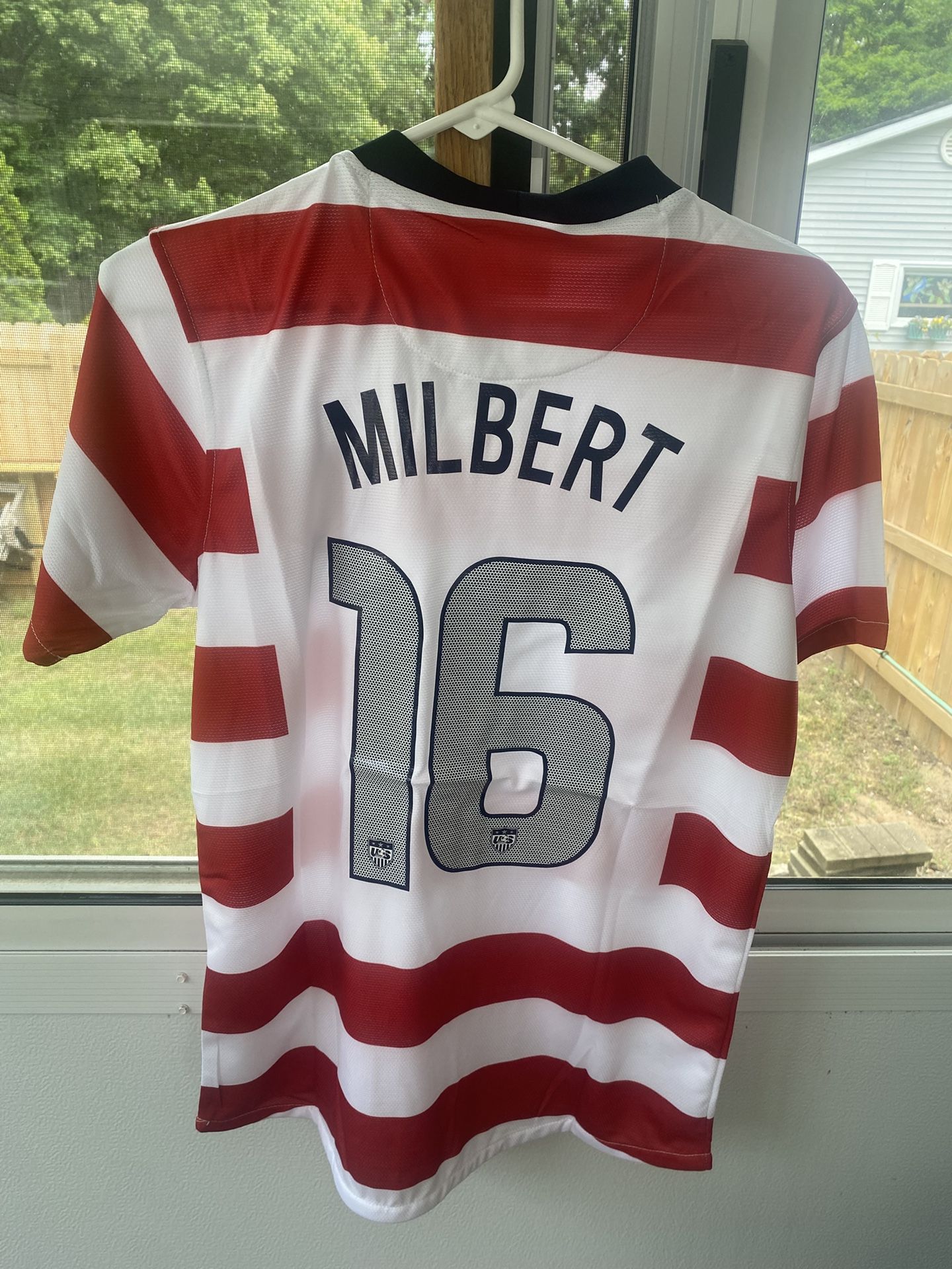 Tiffany Milbrett Jersey Soccer USA Men Adult USWNT Small New NWT 2012 Waldo NWSL