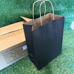 100 Pcs Gift Bags Black Color 