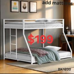 TWIN FULL BUNK BEDS SPECIALS DESCUENTO FÁCIL DE CALIFICAR NO MONEY DOWN NO CREDIT CHECK