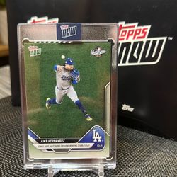 2025 Topps Now Encased - #918 Kike Hernandez 2025 World Series Champion 