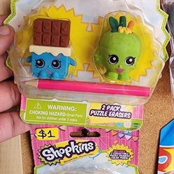 Shopkin Puzzle Erasers