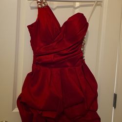 Red Formal Dress, Short