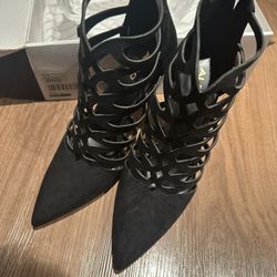 ALDO Merecla Size 8 Black 4-Inch High Heels