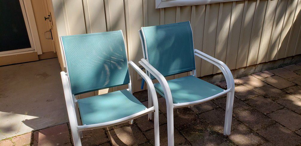 Reduced-4-Stackable Deck Chairs $50.00 OBO