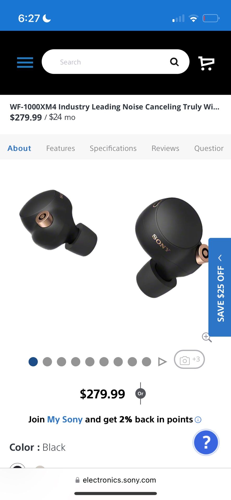 Sony Bluetooth Headphones