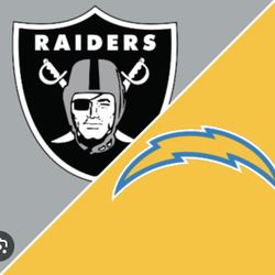Chargers V Raiders Oct 1st