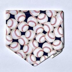 Baseball Dog Bandana | Cat Bandana 