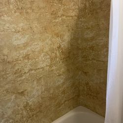 Faux Stone Bathtub Surround