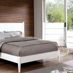 Brand New White 4pc Queen Bedroom Set (Available In California & Eastern King)