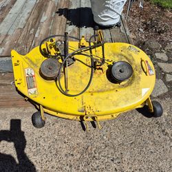 John Deere riding mower deck