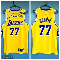 Lakers Luka Doncic Jersey Size S M L XL XXL 
