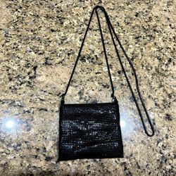 Arden B Black Mini Mesh Purse 