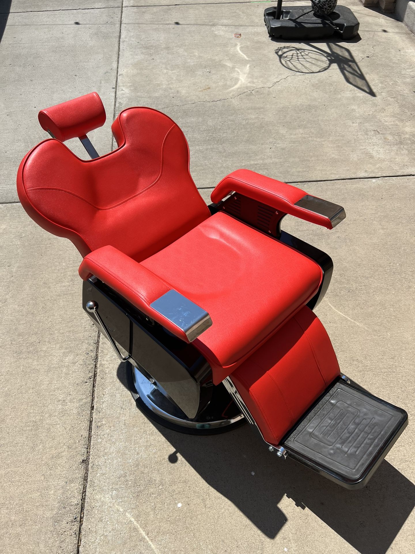 Red Barber Chair