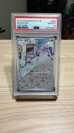PSA 10 Japanese Slowpoke Art Rare Pokémon Scarlet Violet