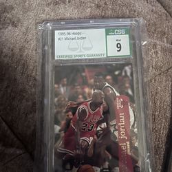 michael jordan card CGC 9 mint
