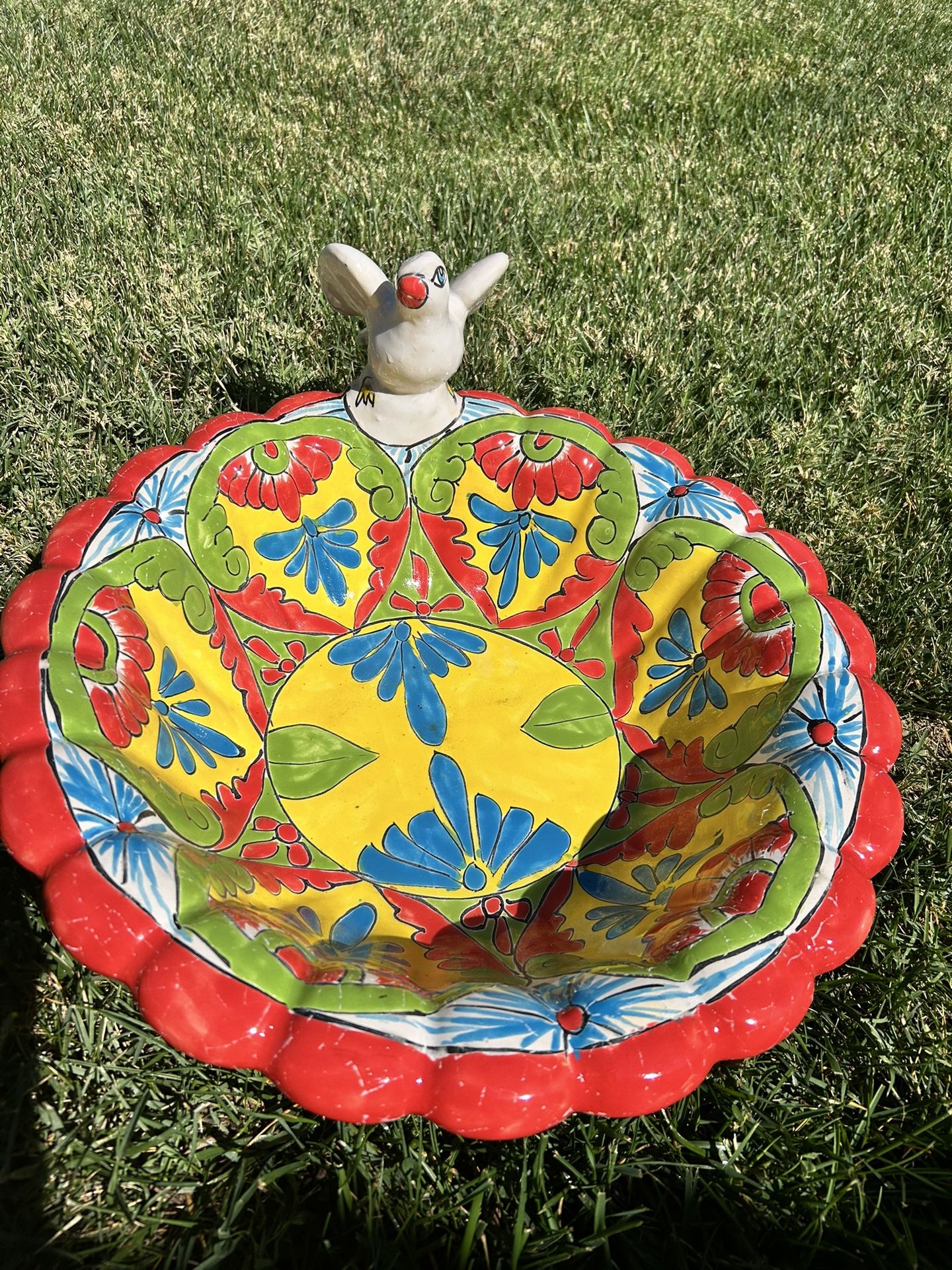 Garden Table Top Bird Bath