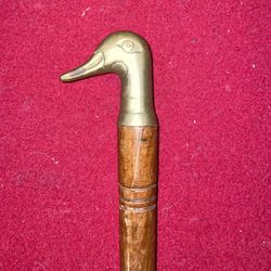 Vintage Brass Duck Head Shoe Horn