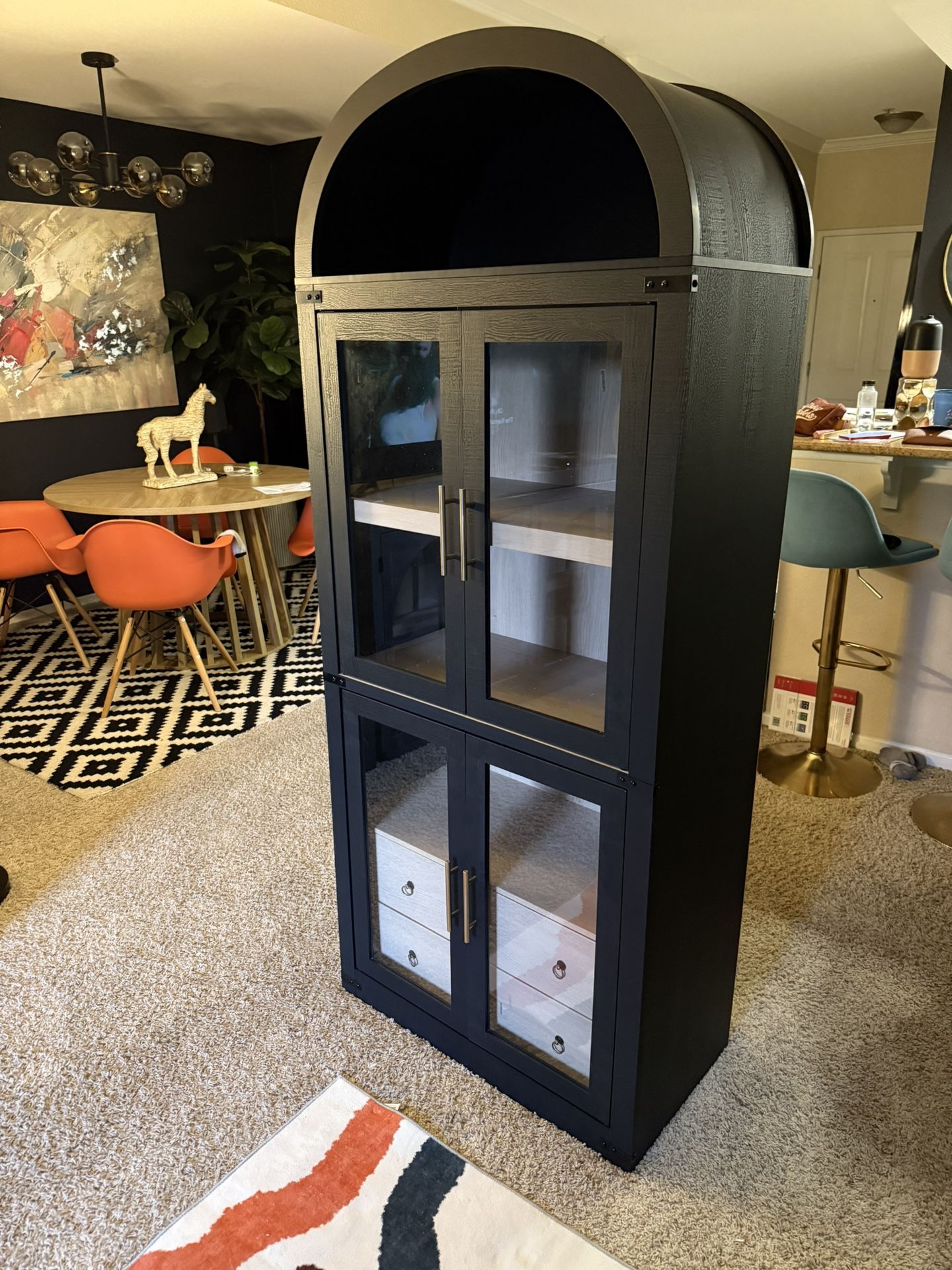 Arch Cabinet With Doors