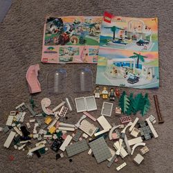 Vintage 1992 LEGO Paradise 6416  Poolside set parts and pieces
