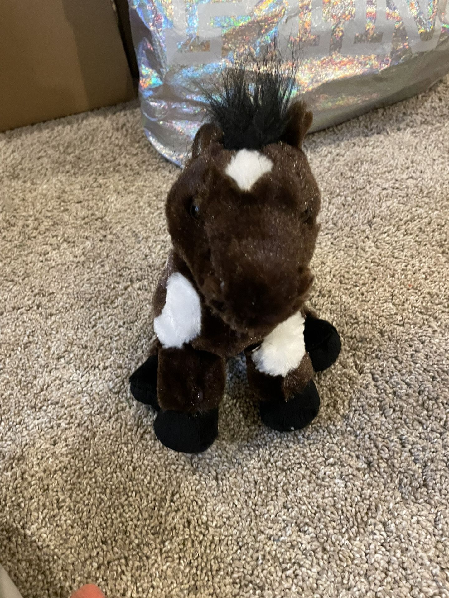 Webkinz Pinto Horse Stuffed Animal Plush