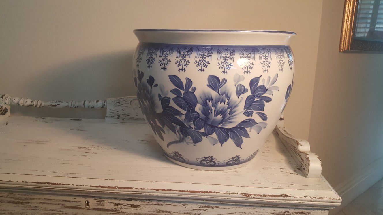 16" fishbowl flower pot, left over from my store that closed