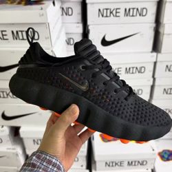 The training shoes have thick soles with a massage effect