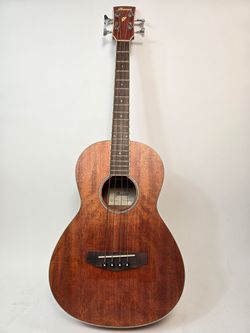 Ibanez PNB14E Open Pore Parlor Acoustic Bass Guitar *Broken Coil in Battery Compartment*