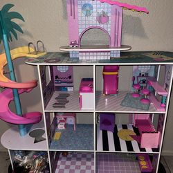 lol Doll House & Barbies