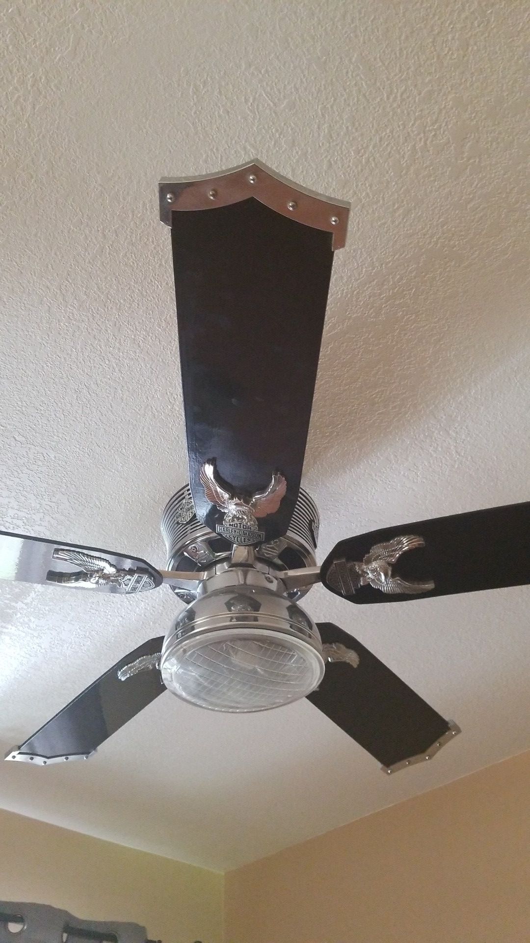 Harley Davidson ceiling fan.