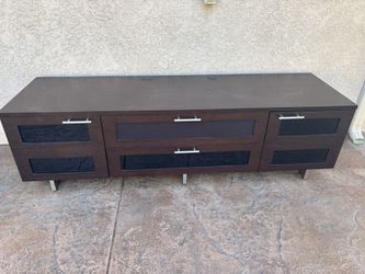 BDI Avion 8929 TV Media Console Cabinet Stand in Dark Brown / Espresso Color