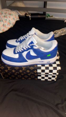 Blue LV Air Force 1 size 11