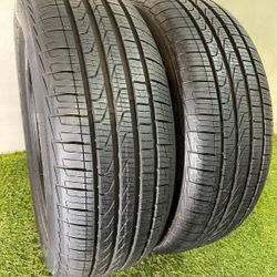 195 55 16    Pirelli Cinturato P7 Run Flat  2 Used Tires 90% Life 