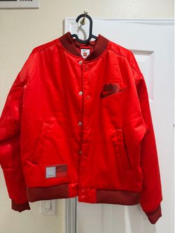Nike x LEGO Kids XL Red Satin Bomber Jacket – NEW WITH TAGS