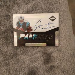 Cam Newton Jersey Card Autographed