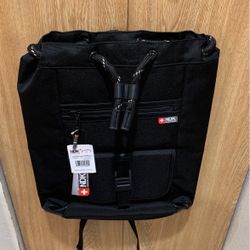 NDK Cinched Drawstring Backpack/Black