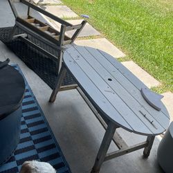 Surf Board Toddler Picnic Table