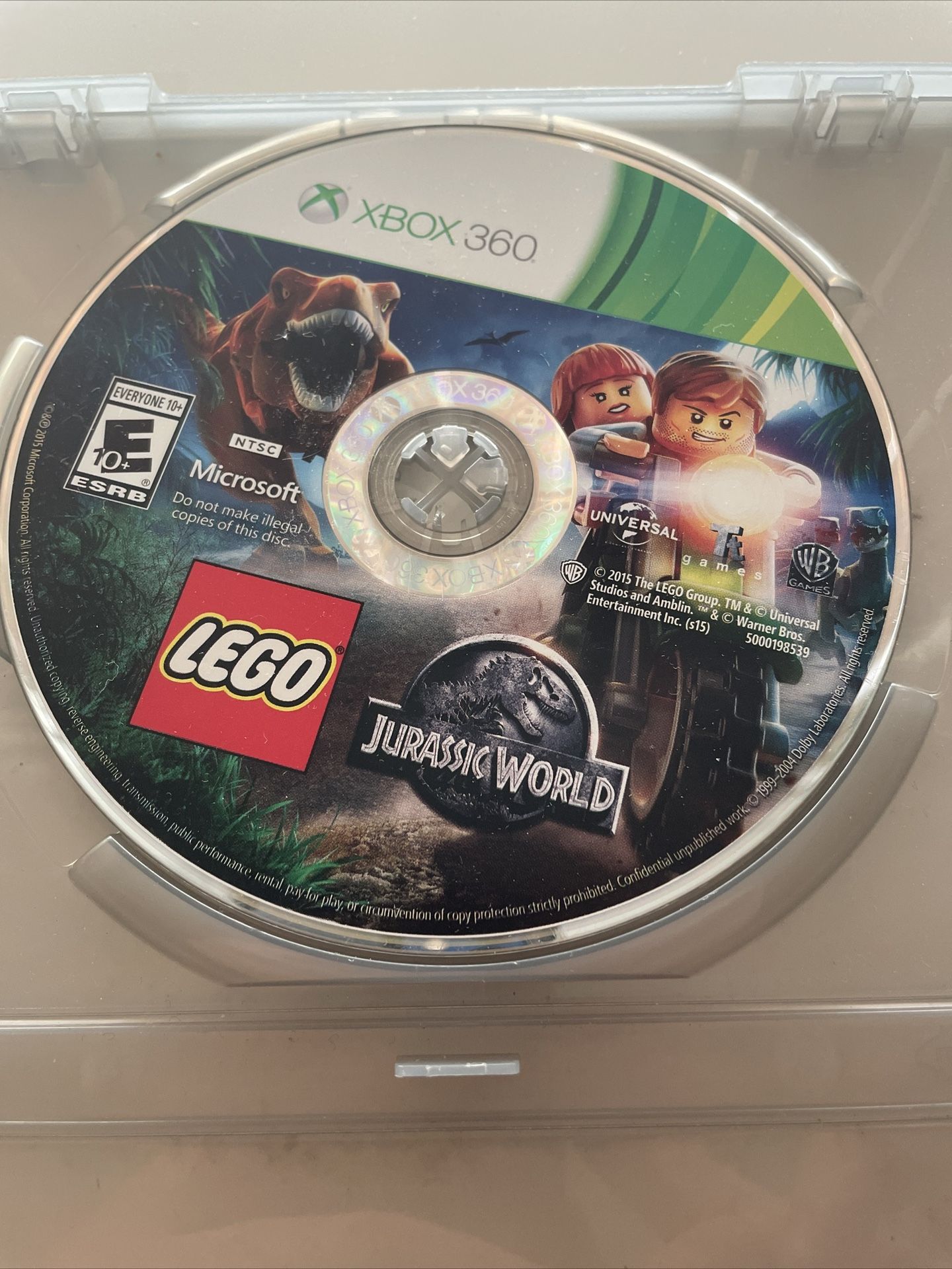 LEGO Jurassic World - 2015 - (E10+) - Microsoft Xbox 360 Disc Only
