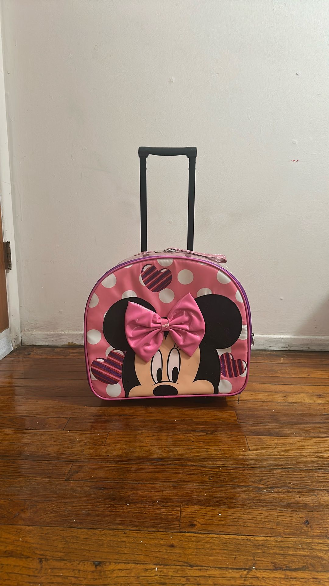 Minnie Mouse Kids Carry On Suitcase