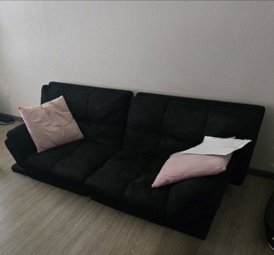 Mainstays Memory Foam Futon 72" Black