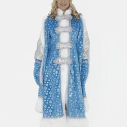 Blue Snowflake Winter Princess Costume/ snegurochka costume/ snow-maiden/ Карнавальный костюм Снегурочка-боярыня