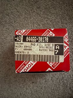 Toyota/Lexus Rear Brakepads