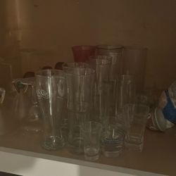 Shot, Martini, Beer, Glasses