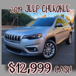 2019 Jeep Cherokee Plus Latitude Sport SUV Clean Title 4 Doors Family Vehicle, 