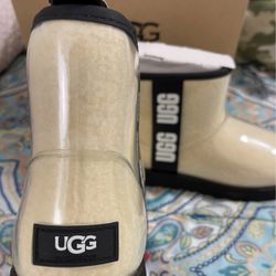 Ugg Rain Boots White/Clear 