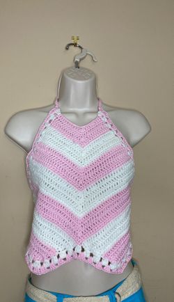 Crochet Crop Top/ Chelle’s Flirt Top