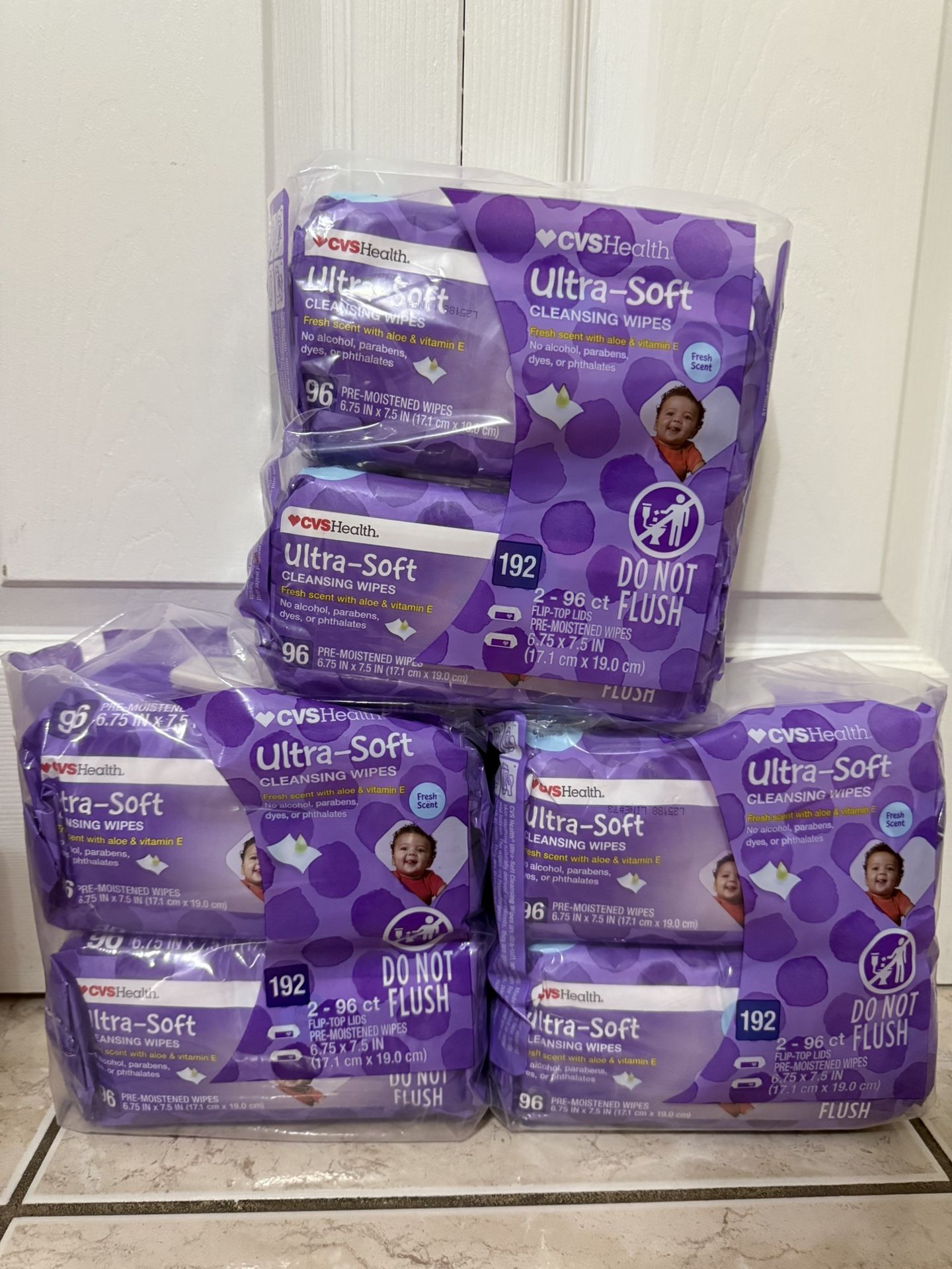 Baby wipes all 576 x $12