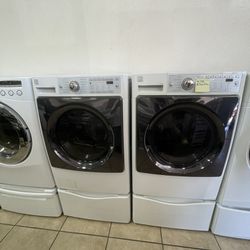 Kenmore Elite Washer And Electric Dryer Both With Steam 