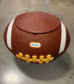 Vintage Little Tikes Tykes Football Child Size Toybox Hamper Toy Box